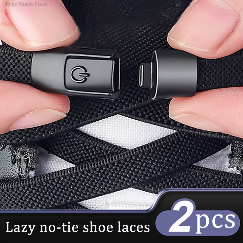 Cordones elásticos sin atar con bloqueo para zapatos infantiles - imagen 3