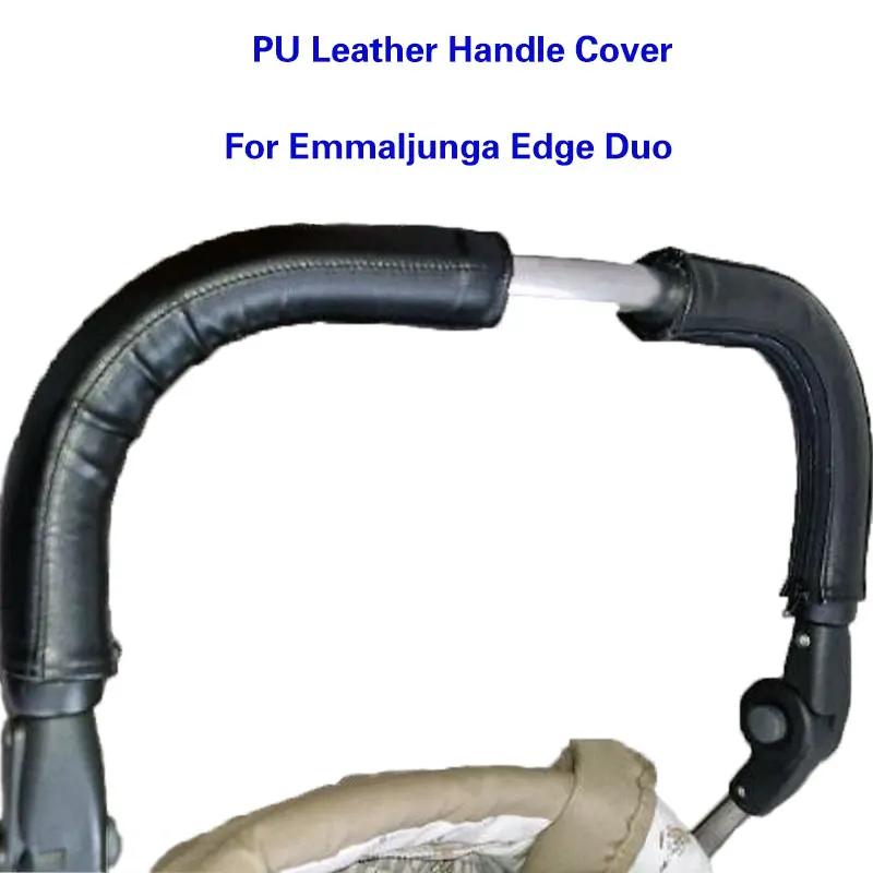 Emmaljunga Edge Duo: funda de cuero para manillar cochecito bebé - imagen 2