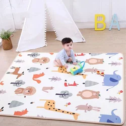 Alfombra de juego gruesa y plegable para gatear con seguridad