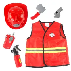 Disfraz de bombero rol para niños, estilo Halloween