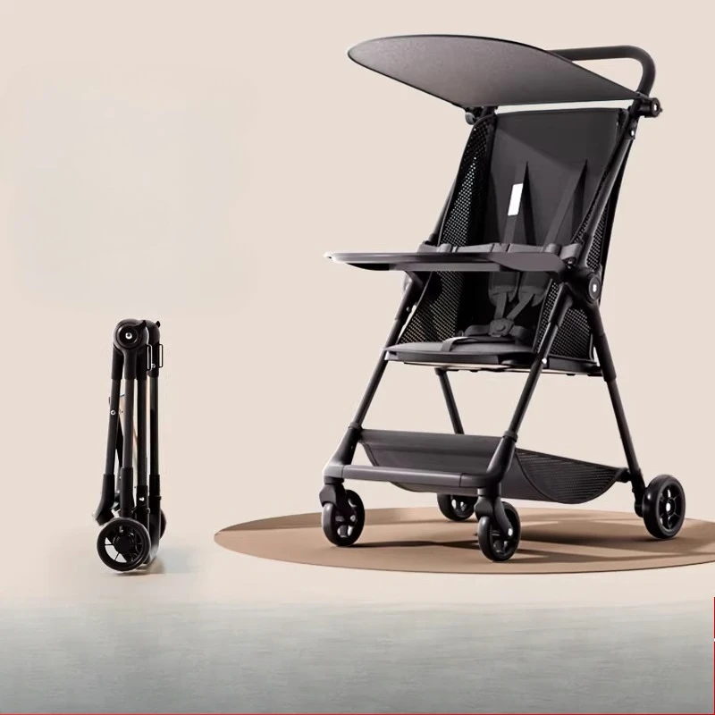 Cochecito ligero plegable de una mano con sombrilla y reclinable - imagen 2