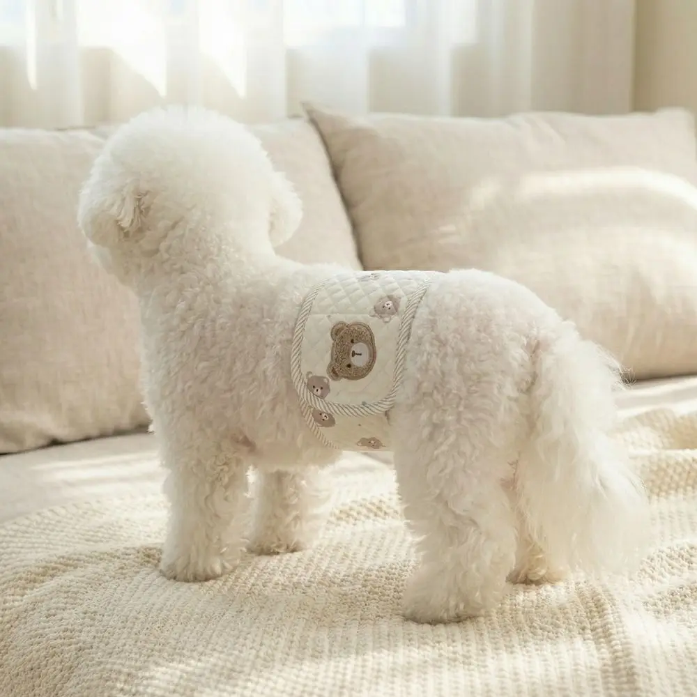 Pañales para perros ajustables a prueba de fugas con osos - imagen 3