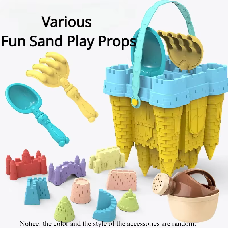 Castillo de playa con juego de arena para niños - Juguetes exteriores - imagen 2