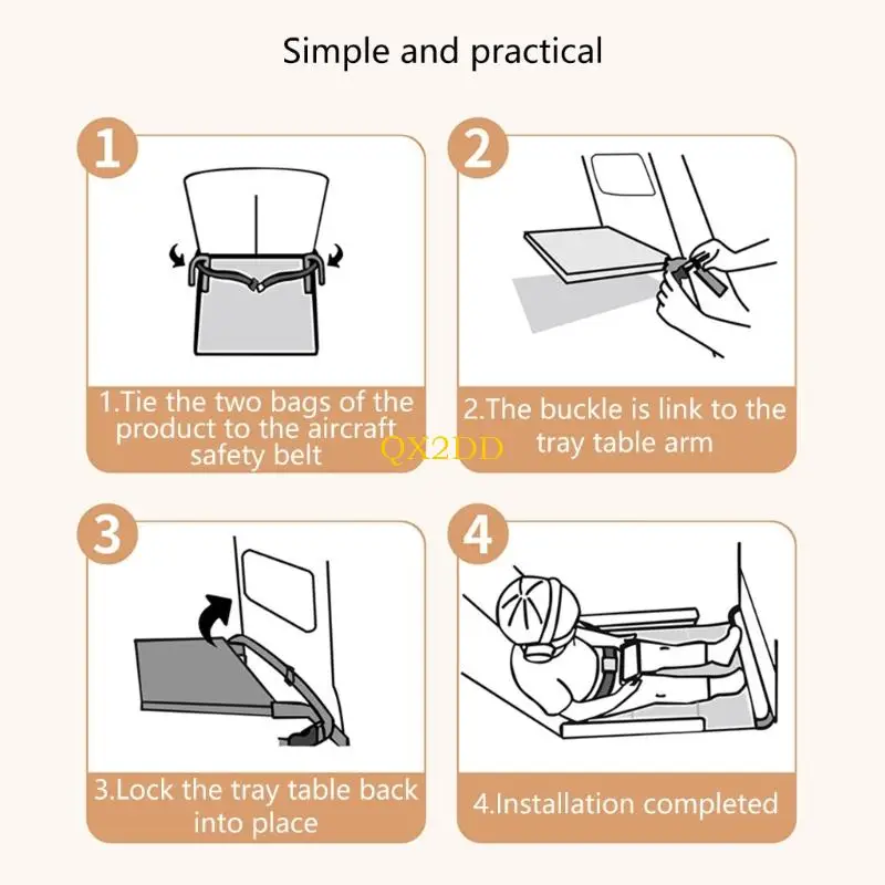 QX2D extensor de asiento avión con reposapiés plegable - imagen 5