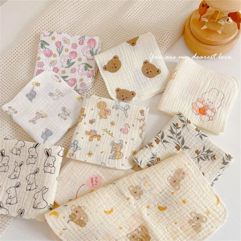 Toalla de baño para bebé de algodón 4 capas – suave y reutilizable - imagen 2