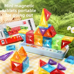 Bloques de construcción magnéticos mini para niños – Juego portátil