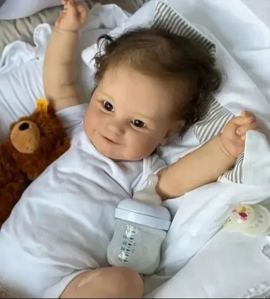 Muñeca Maddie realista de bebé recién nacido pintada a mano 3D - imagen 5