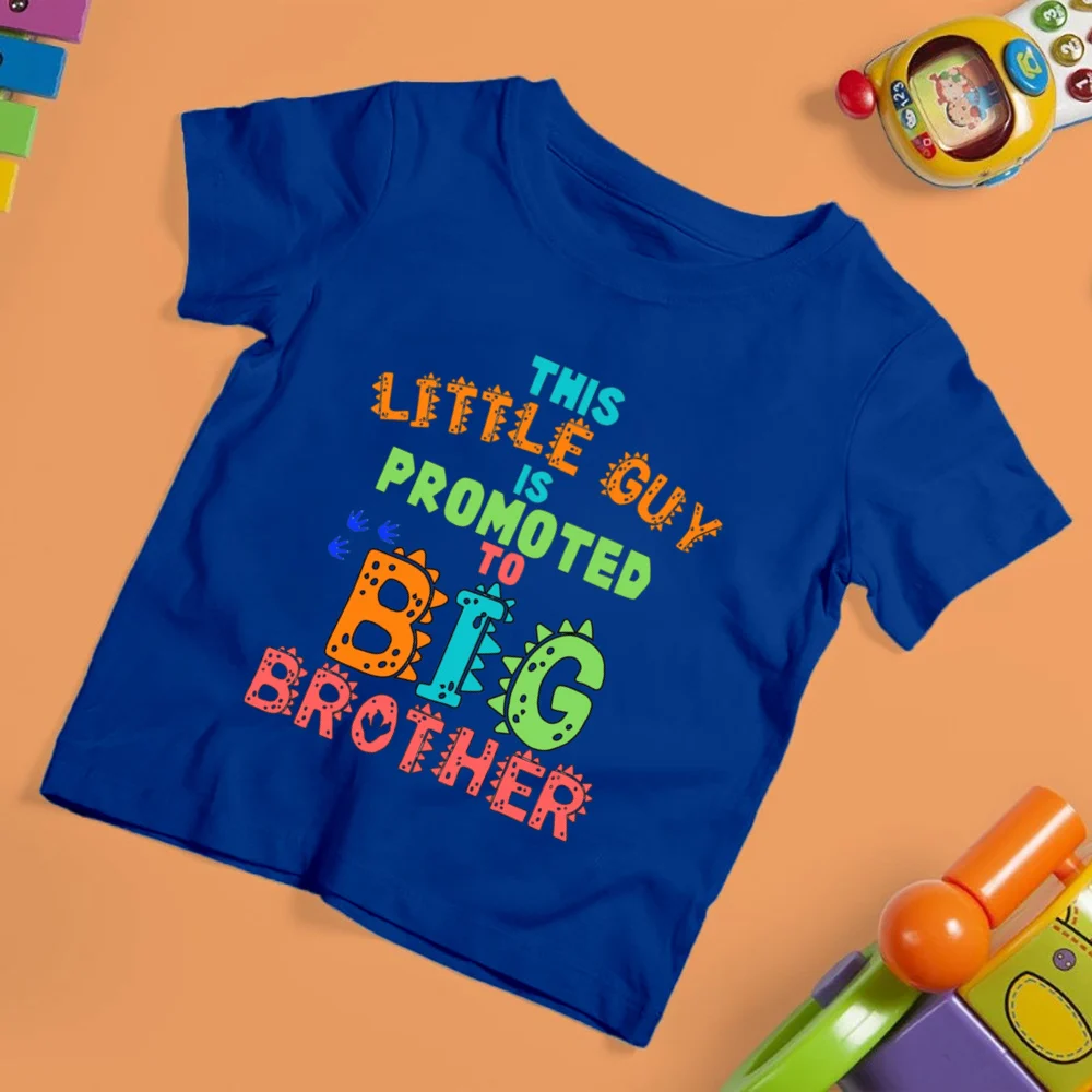 Camiseta estampada hermano mayor de manga corta para niños - imagen 2