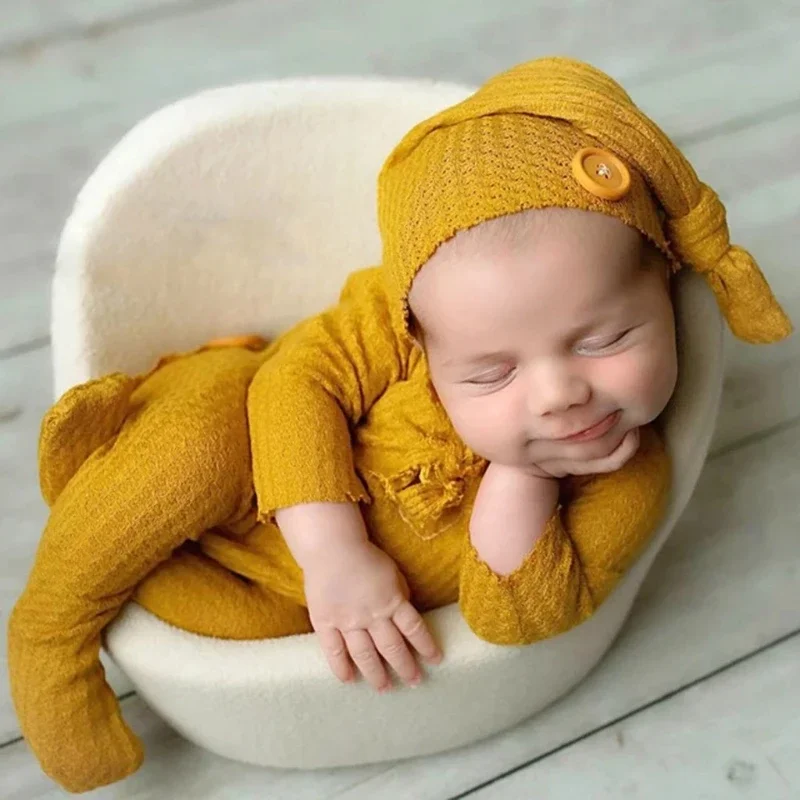 Gorro de cola larga para sesión fotográfica de recién nacido - imagen 5