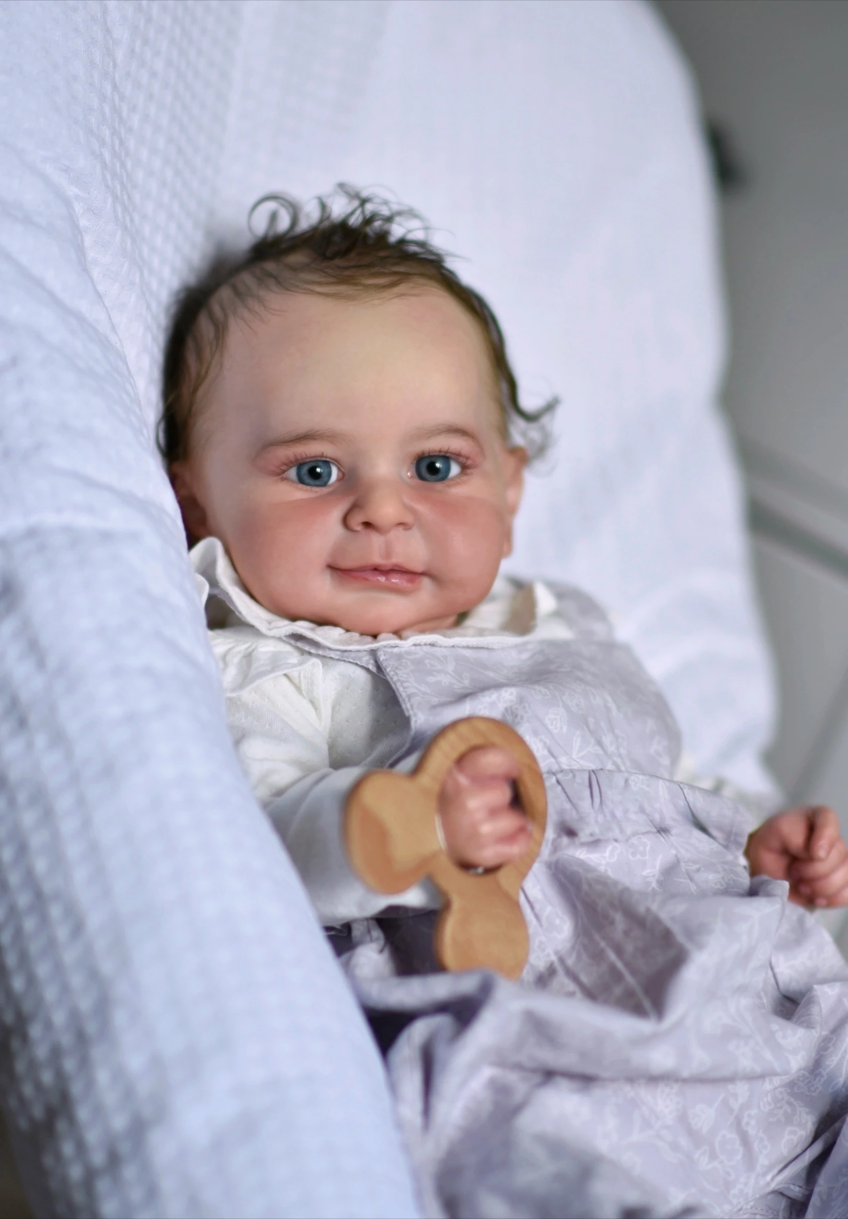 Kit muñeca reborn Bebé Zoe con piezas sin pintar, hazlo tú mismo - imagen 3