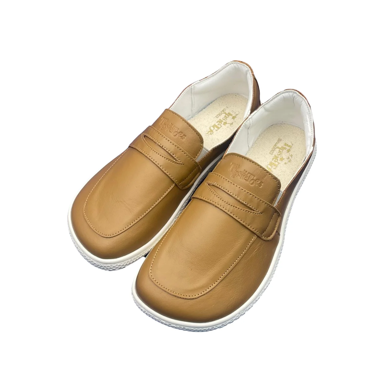 Tipsietoes 2025 Zapatillas descalzo de cuero genuino suela plana - imagen 4