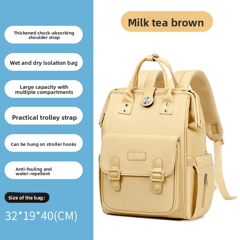 Mochila maternal multifuncional impermeable gran capacidad para bebé