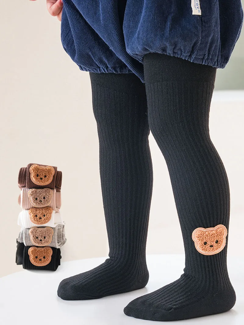 Milangel Leggings de oso para niño – Algodón suave