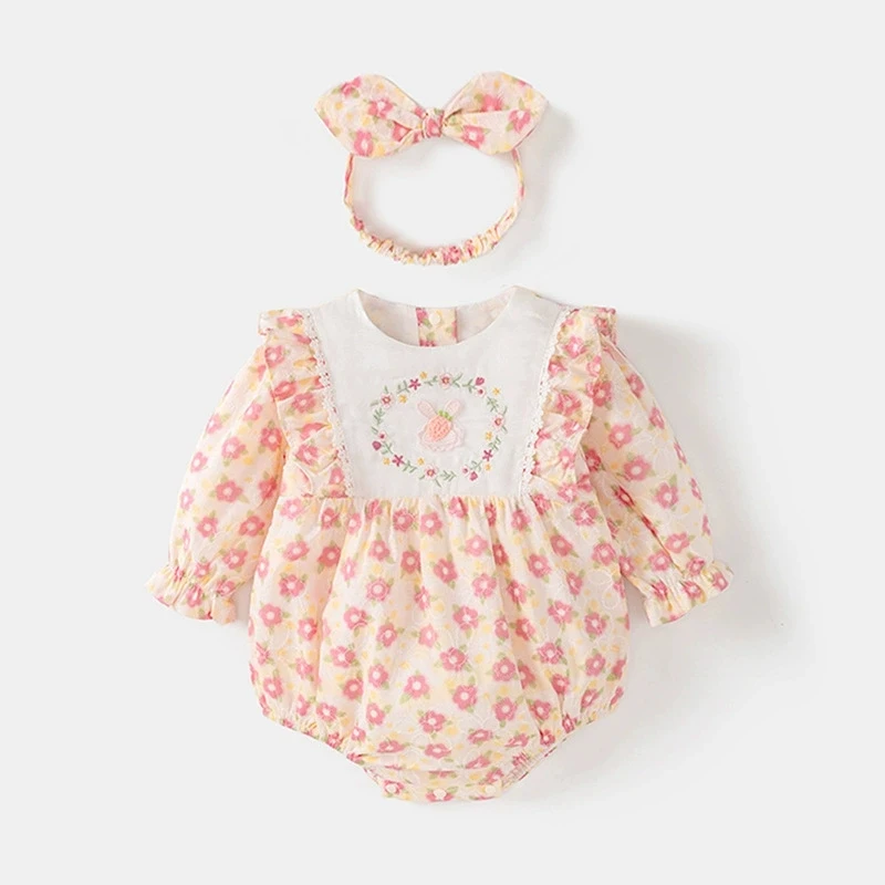 Detalles de los monos con estilo floral