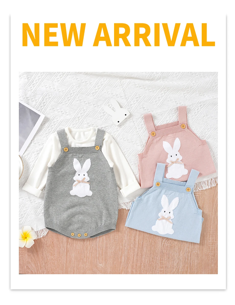 Body Babies conejitos algodón suave