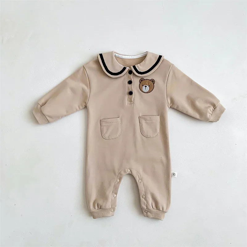 Milangel mono bebé con capucha y cuello vuelto - Otoño - imagen 4