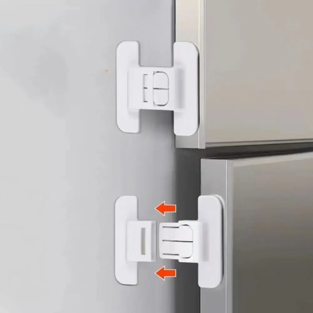 Cerradura de seguridad antiapertura para frigorífico ABS blanca - imagen 5