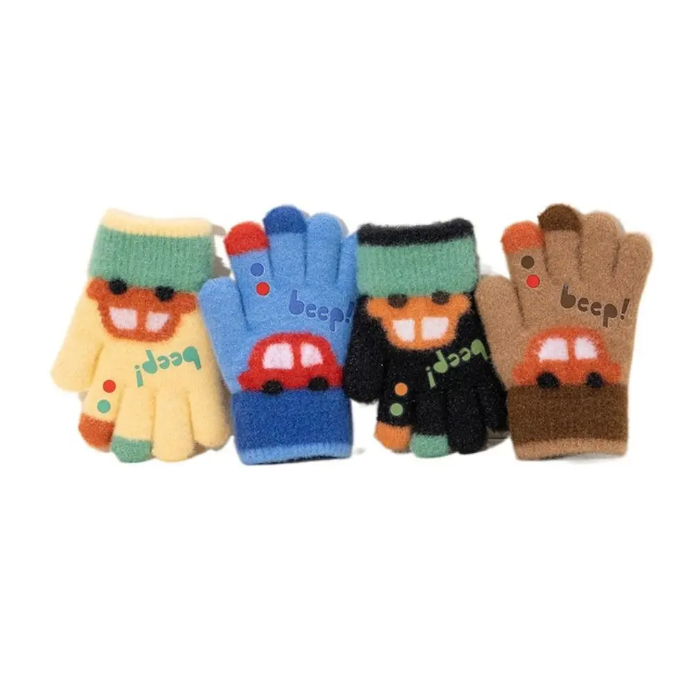 Guantes de invierno de punto para coche infantil – elásticos - imagen 3