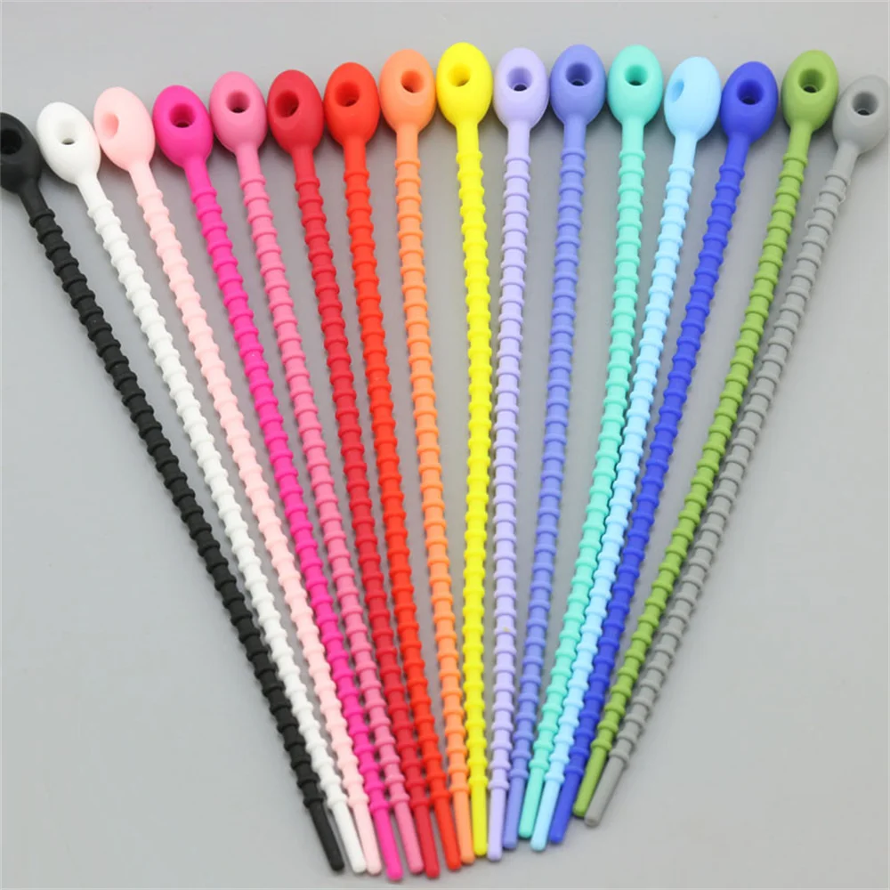 Vvocci lazos de silicona reutilizables para organizar cables