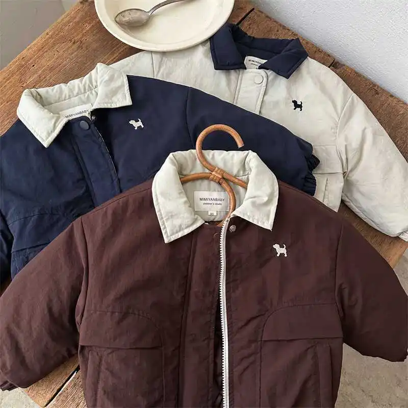 Chaqueta de invierno para niños – Abrigo suave de algodón - imagen 2