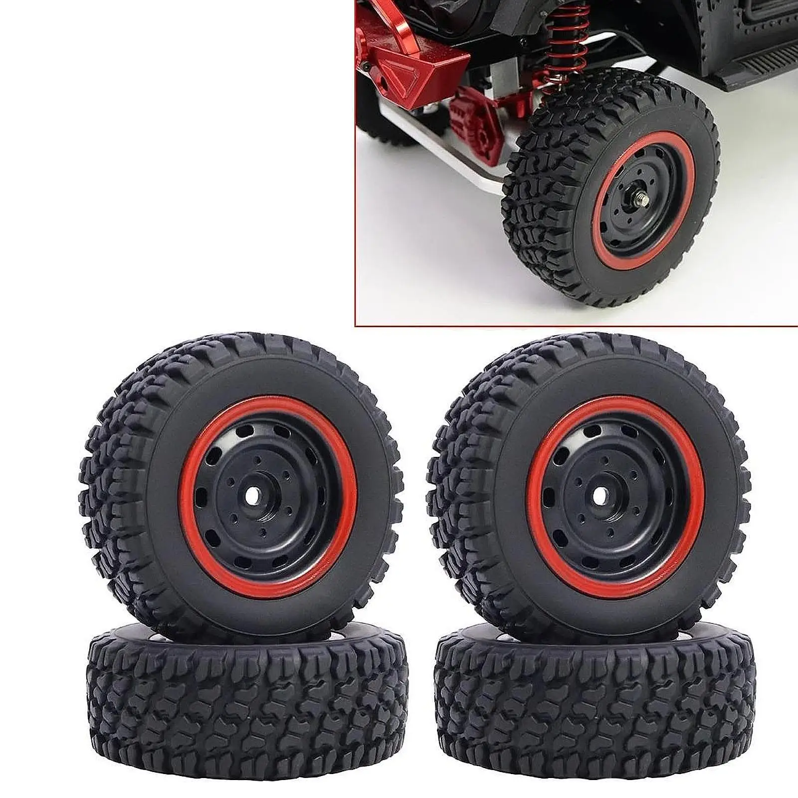 Neumáticos y ruedas de coche RC: repuesto resistente para reparación - imagen 4