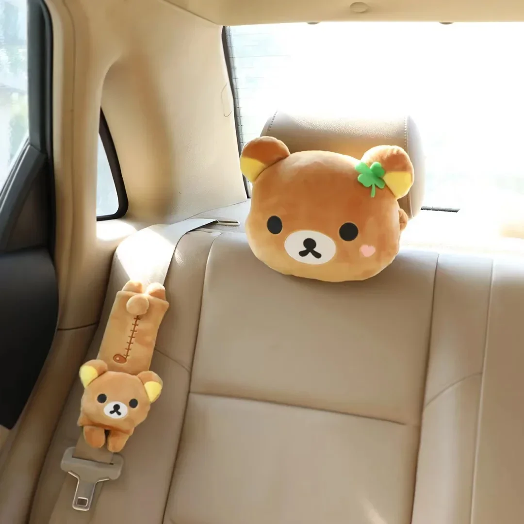 Protector del cinturón de seguridad coche Rilakkuma suave - imagen 4