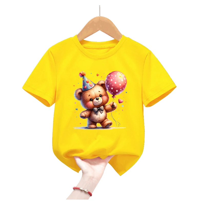 Camiseta verano niños manga corta con estampado de dibujos - imagen 4