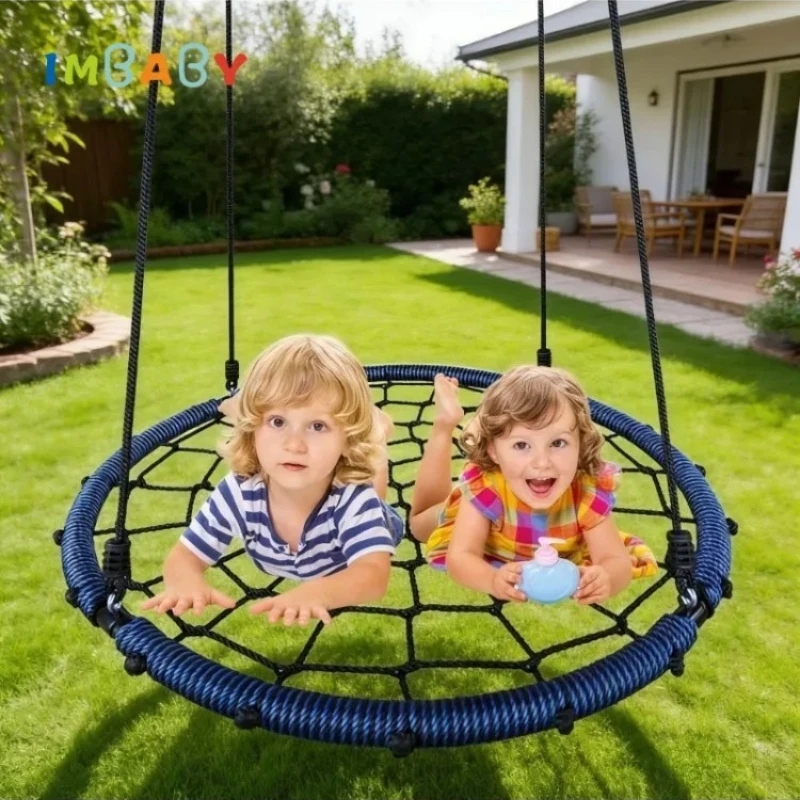 IMBABY Columpio de red infantil para jardín y exterior - imagen 4