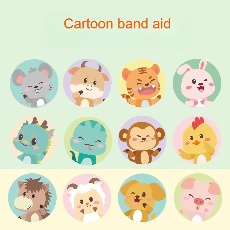 Tiritas redondas adhesivas infantiles con dibujos para heridas - imagen 4