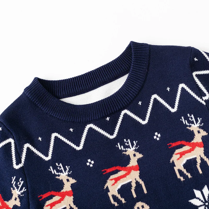 Jersey de Navidad para niñas punto cálido holgado - imagen 4