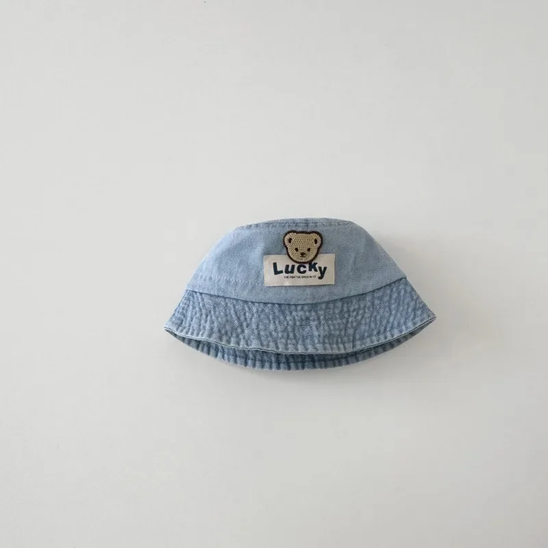 Gorra infantil de algodón con diseño de oso – Verano