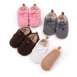 Zapatos de lana antideslizamos elásticos a