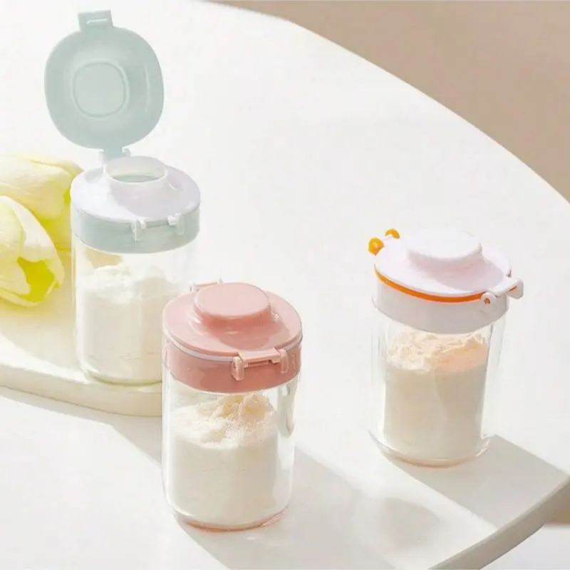 Compartimentos para dosificar leche en polvo según la toma