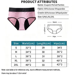 Braguitas menstruales para adolescentes suaves a prueba de fugas
