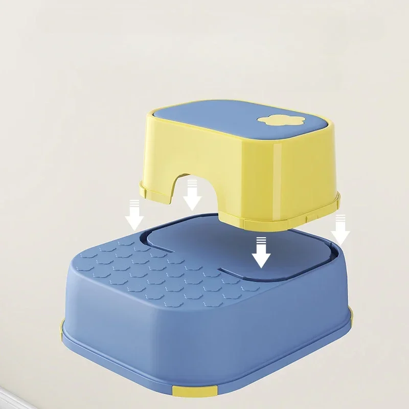 Taburete infantil antideslizante desmontable para baño y lavabo - imagen 3