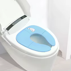 Vvocci inodoro portátil plegable para viajes ventosas antideslizantes