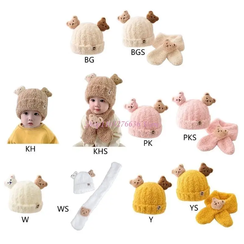Gorro infantil de felpa – Cálido y suave para bebé y niño - imagen 2