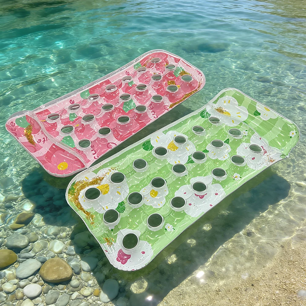 Silla flotante inflable para piscina y playa, asiento individual - imagen 4