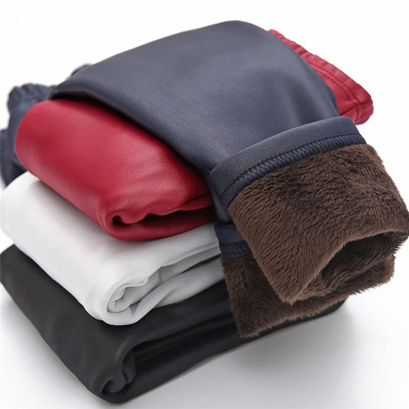 Pantalones de invierno en terciopelo cálido para bebé