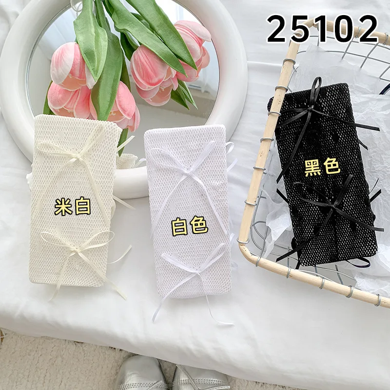 Medias leggings transpirables suaves para bebé niña con lazo - imagen 2