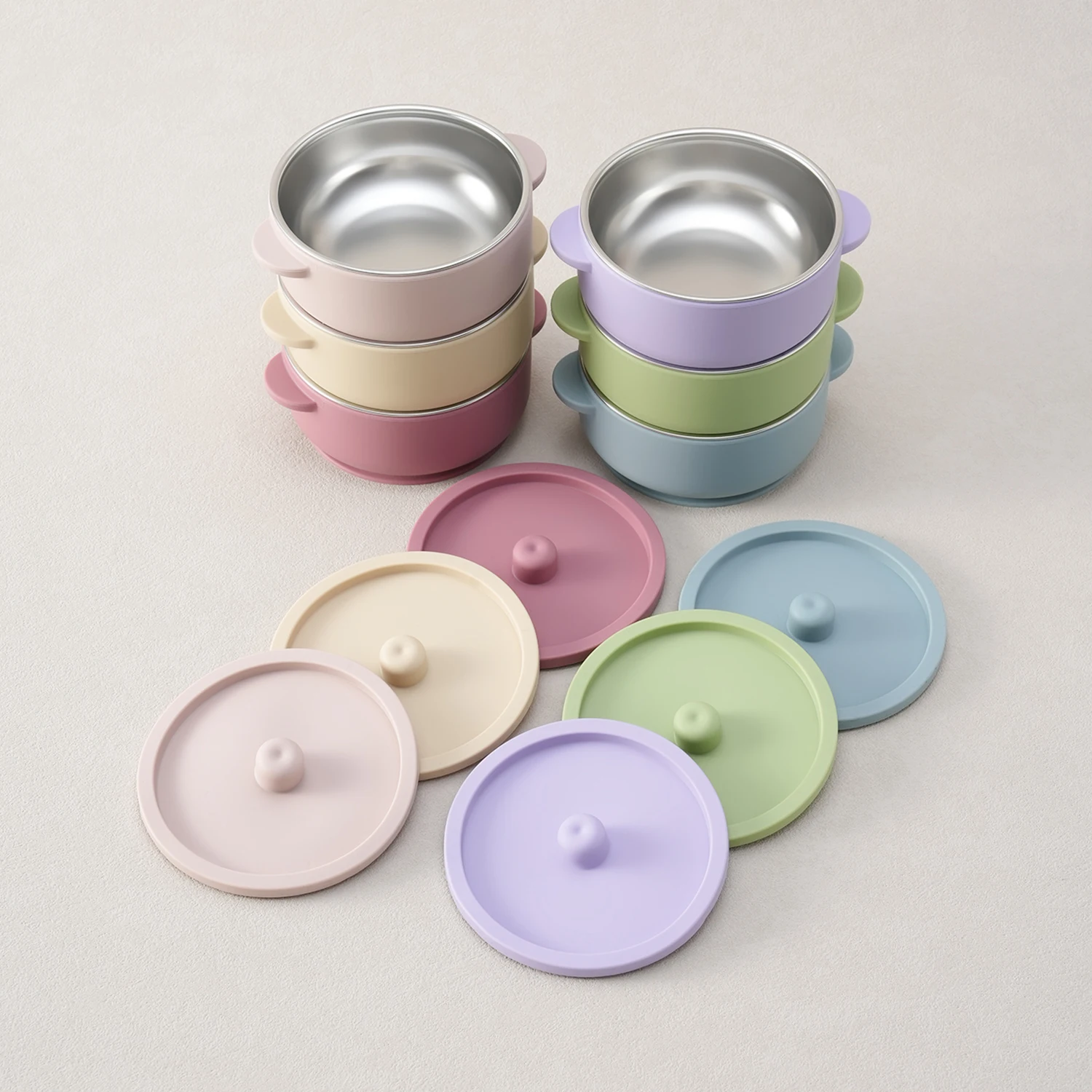 Cuenco infantil con silicona extraíble