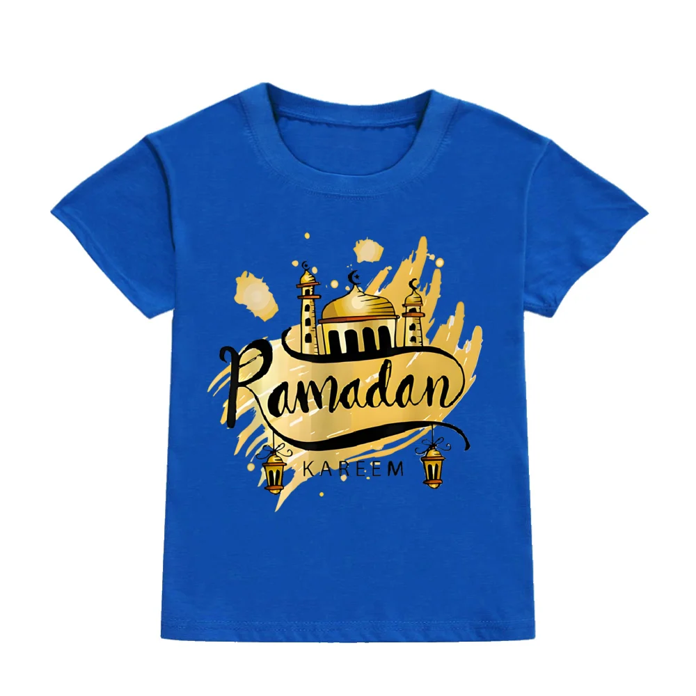 Camiseta infantil de Ramadán Kareem con manga raglán - imagen 5