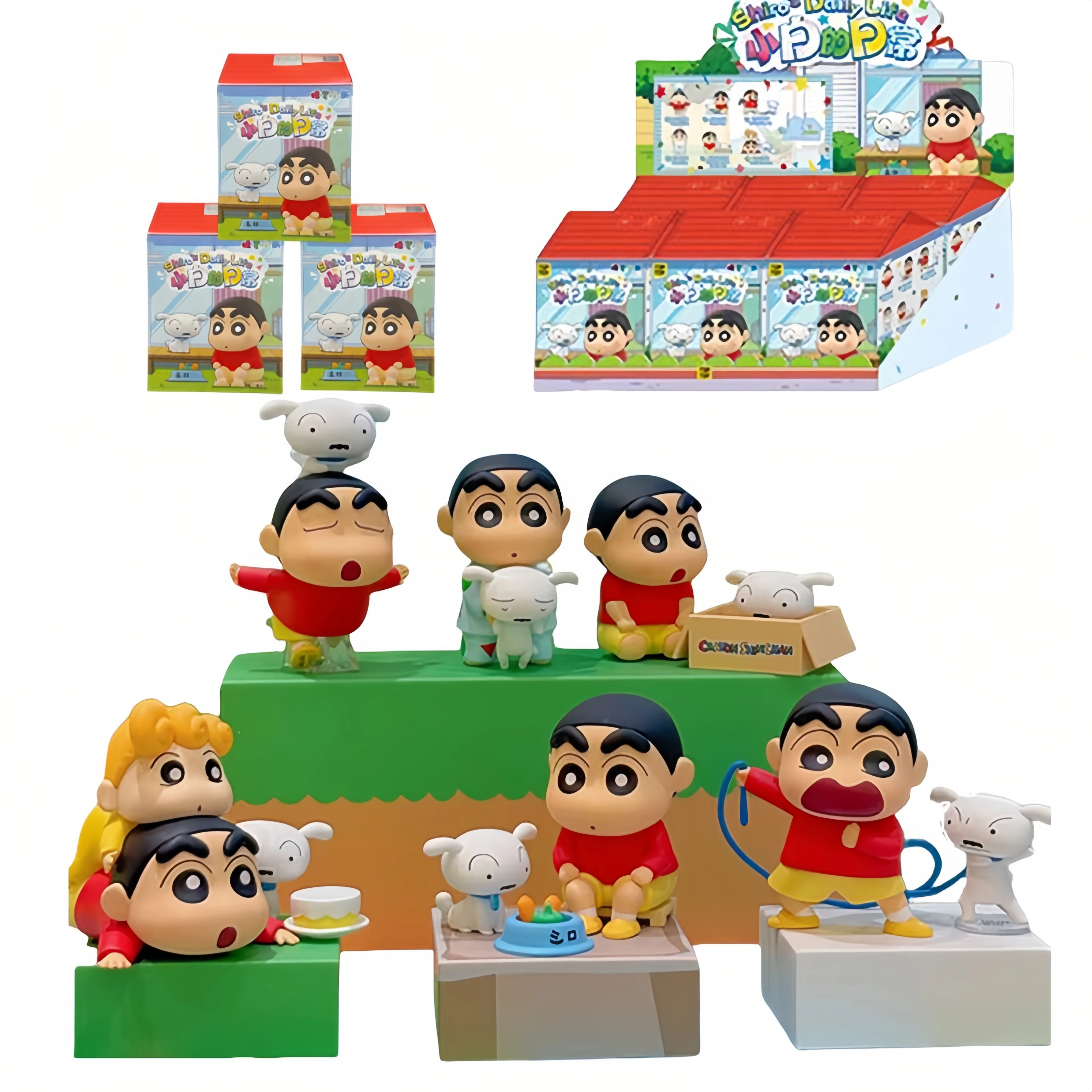 Figuras de caja ciega Shin Chan vida diaria en mini muñecos - imagen 2