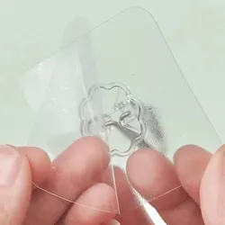 Gancho transparente adhesivo multifuncional sin perforaciones