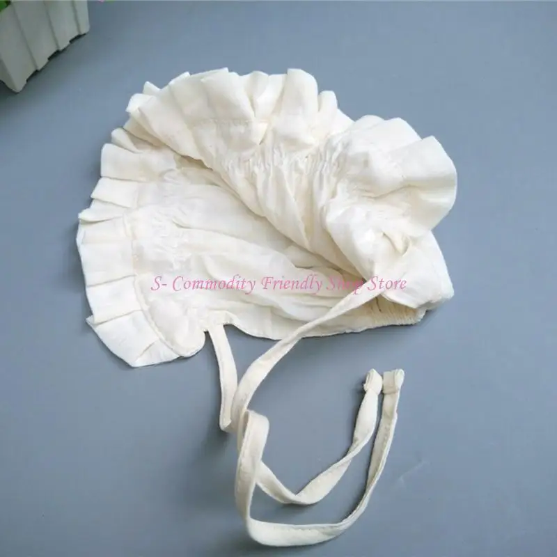 Gorro de algodón rosa para niña