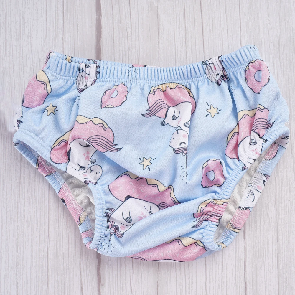 Elinfant Pañal de baño reutilizable con estampado floral para bebé - imagen 2