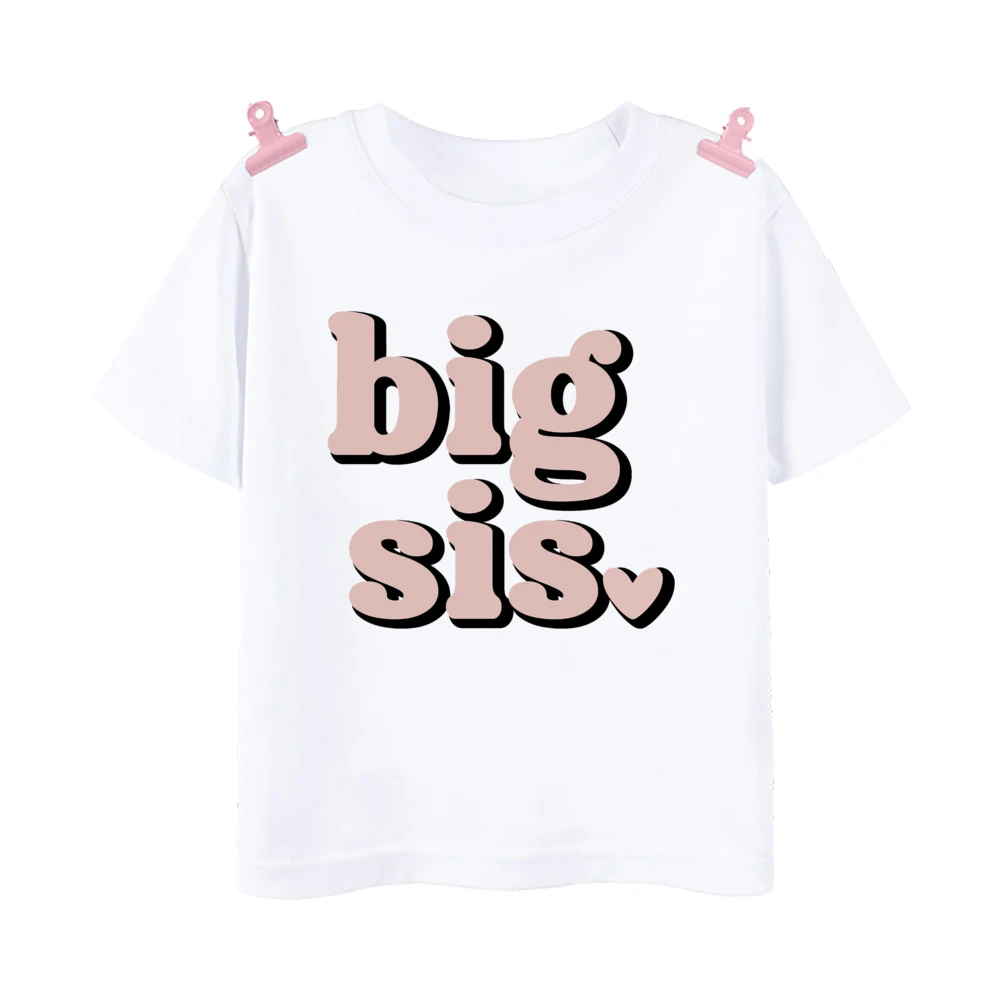 Camiseta corazón para hermanos – Conjunto manga corta - imagen 3