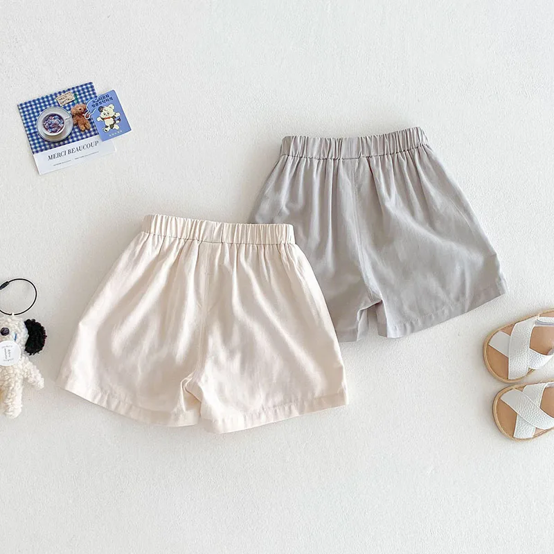 MILANCEL Pantalones cortos de verano para niñas con bolsillos - imagen 2