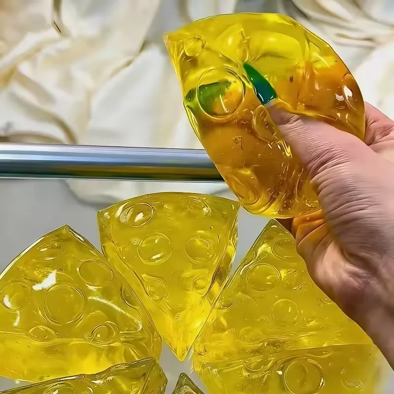 Juguete antiestrés blando de queso y miel para adultos - imagen 4