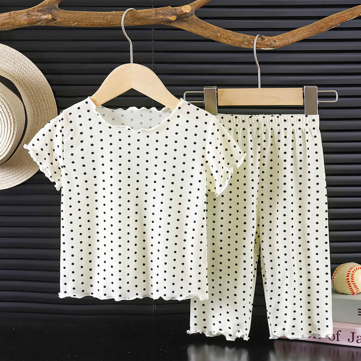 Conjunto de verano floral para bebé niña: camiseta manga corta - imagen 3